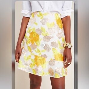 Maeve Anthropologie Jacquard Mini Skirt